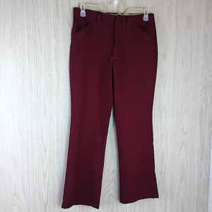 Montgomery Ward Vintage Knit Mens maroon pant